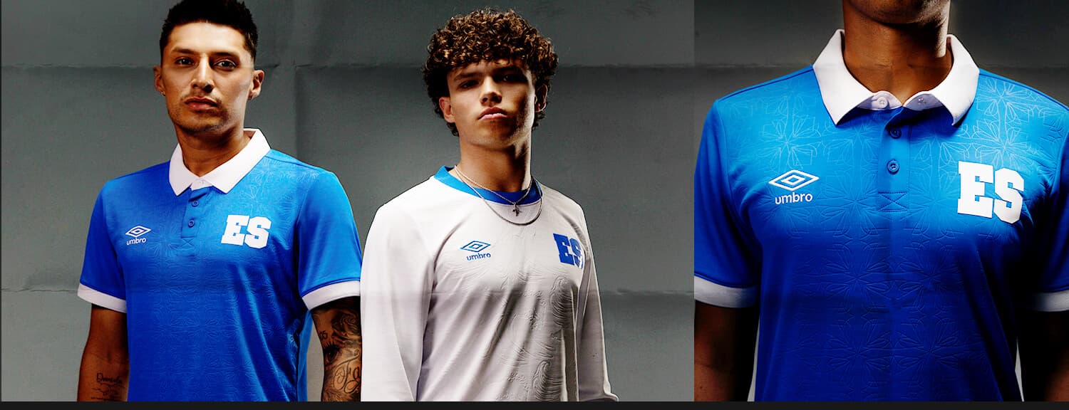 Official El Salvador Soccer Jersey & Apparel | World Soccer Shop