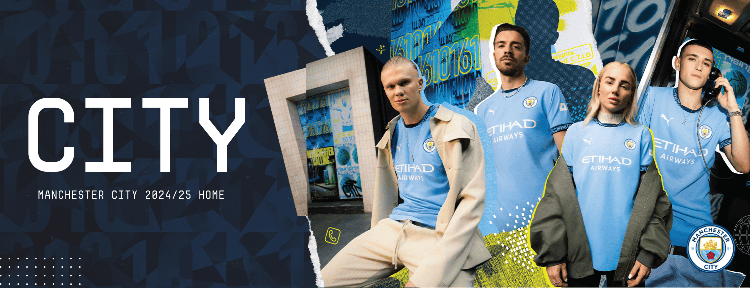 Official Manchester City Jerseys & Gear