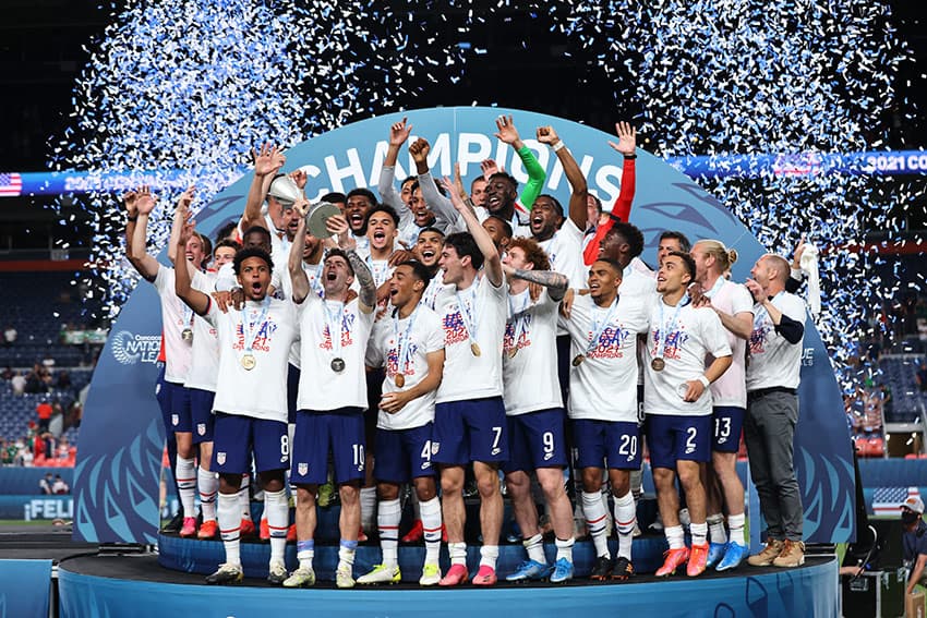 USA Lift Inaugural CONCACAF Nations League Trophy