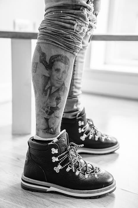 more yedlin leg tattoos