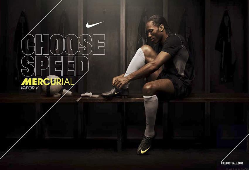Didier Drogba in Nike Marketing Material