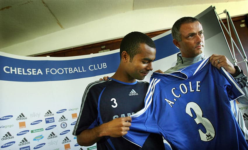 ashley cole signs for chelsea