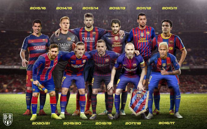 Barcelona Kit History Worldsoccershop