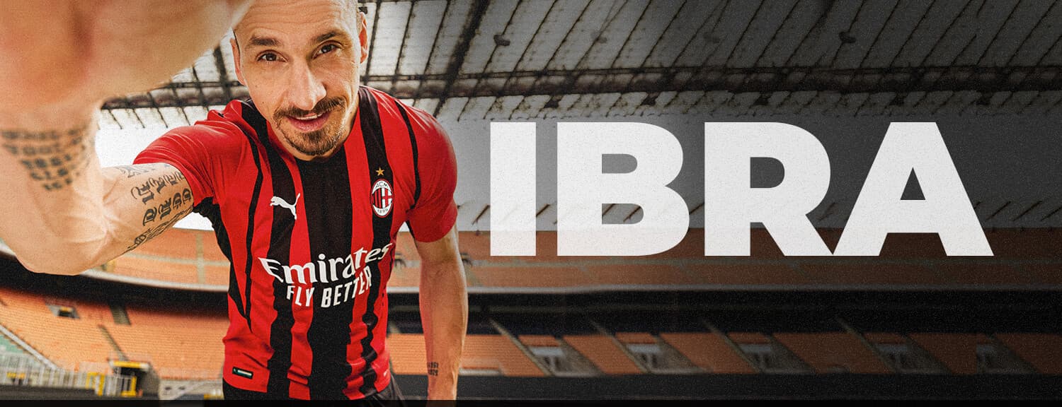 Zlatan Ibrahimovic AC Milan Jerseys, Home & Away