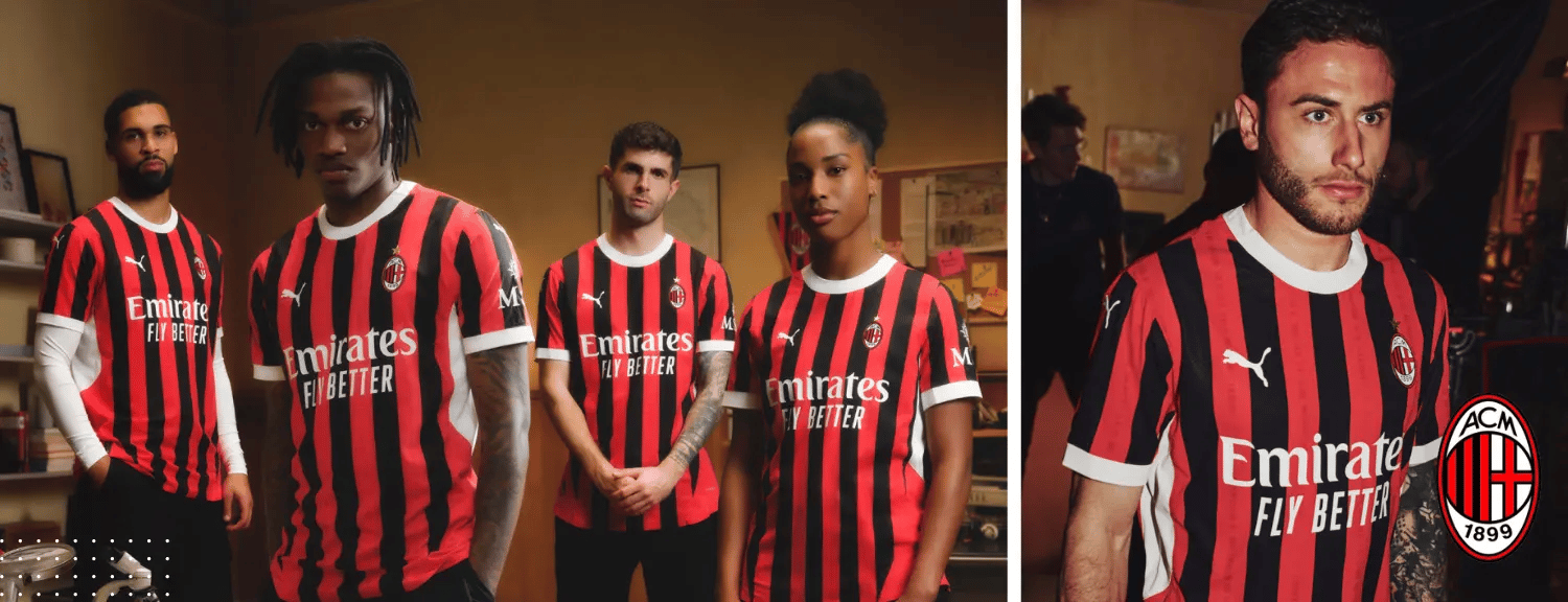 AC Milan Jersey (adult & kids sizes)